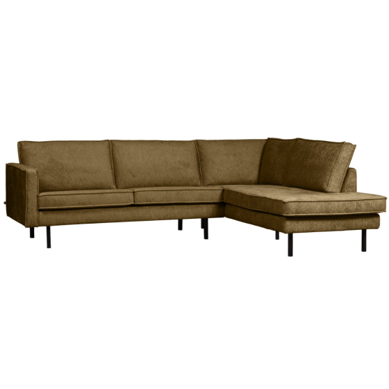 Rodeo hoekbank rechts structure velvet