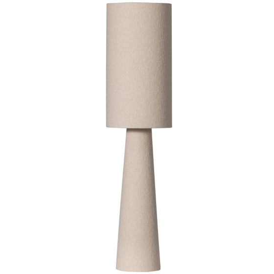 Loft tafellamp metaal/bouclé 90xø22 cm - naturel