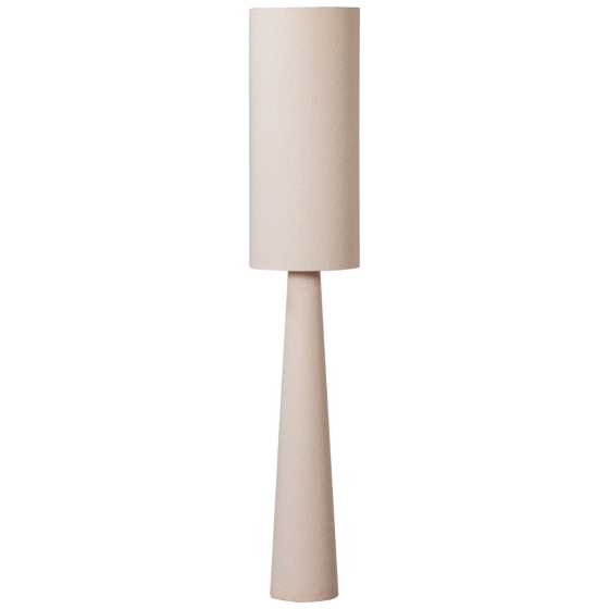 Loft vloerlamp XL metaal/bouclé 187xø35 cm - naturel