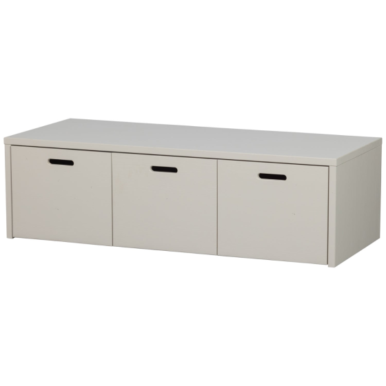 Silke kistbank met lades grenen