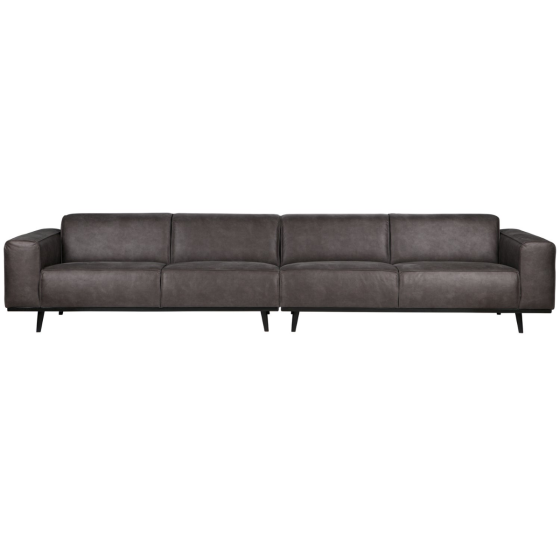 Statement xl 4-zits bank 372 cm ecoleer - donkergrijs