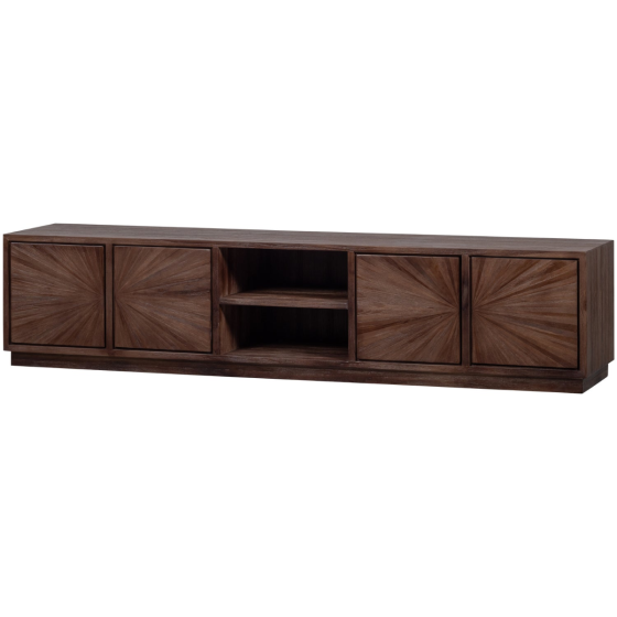 Sun tv-meubel met open vak recycled teak - bruin
