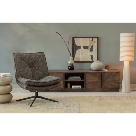 Milaro draaifauteuil melange