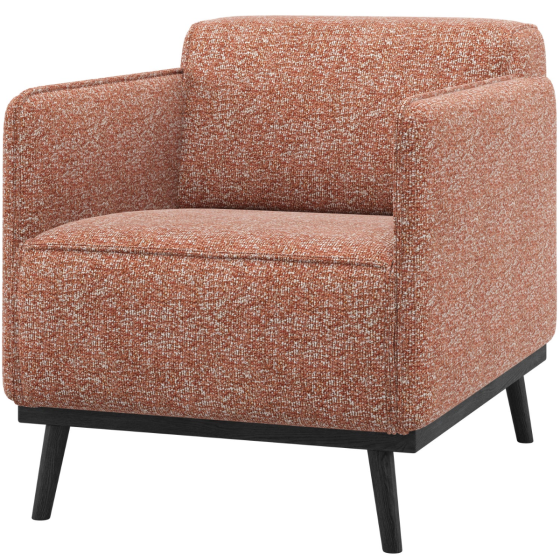 Statement fauteuil met arm melange