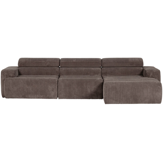 Novi chaise longue bank rechts ribstof