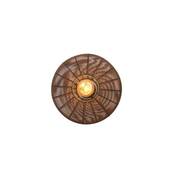 Bahoto plafondlamp Ø40 cm - mat donkerbruin