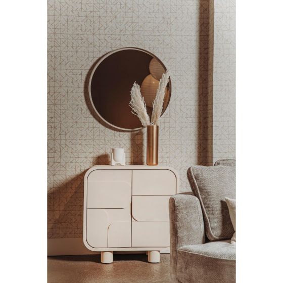 Alviano opbergkastje - 80 cm - beige