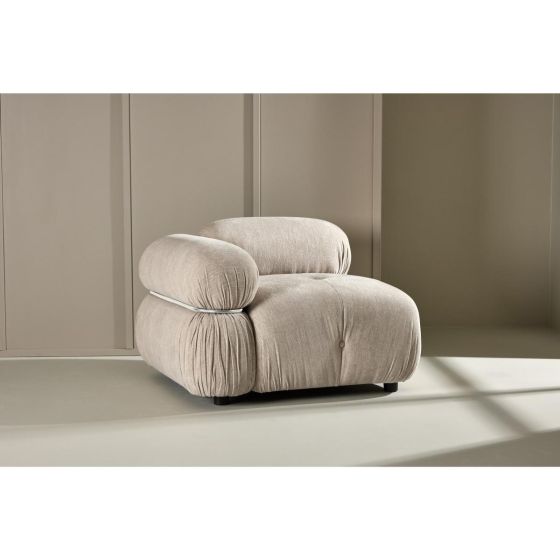 Giuliana zitgedeelte met zijkant rechts - beige