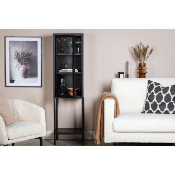 Zivo vitrinekast - 40 x 150 cm - zwart
