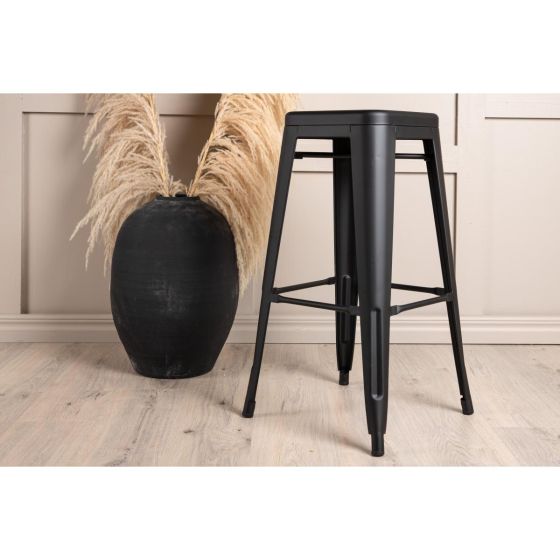 Metpe barkruk 76 cm - zwart