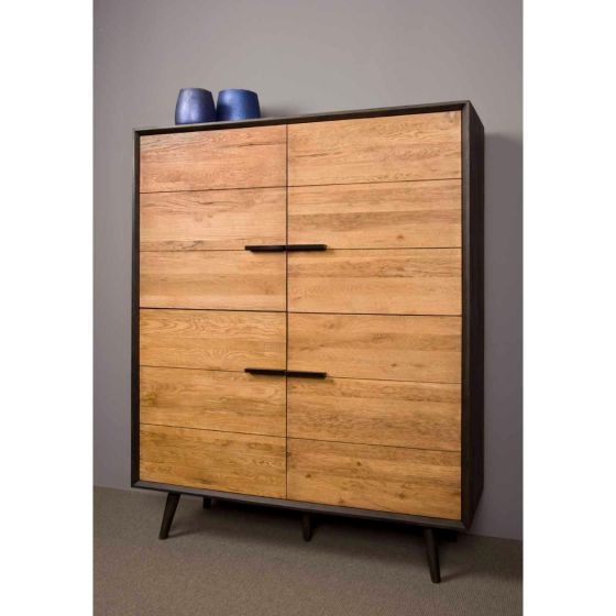 Bresso opbergkast - 130 cm - naturel