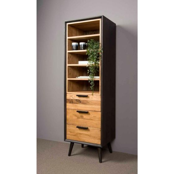 Bresso boekenkast - 55 cm - naturel