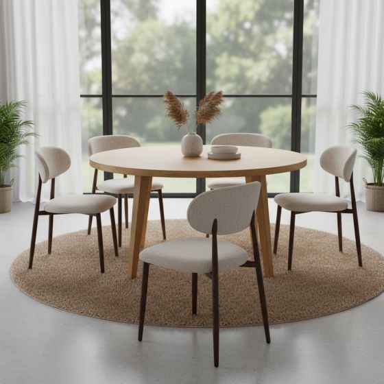 Sumi eetkamerstoel beige