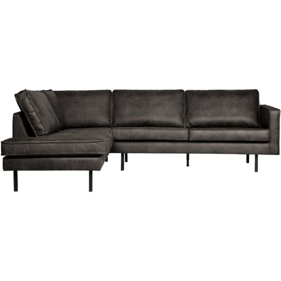 Hoekbank Rodeo Links Zwart