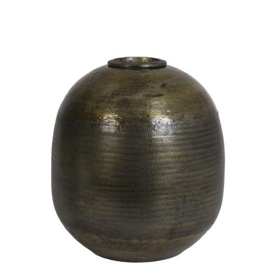 Lezay vaas deco Ø48x52 cm - antiek brons