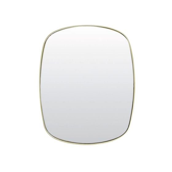 Labro spiegel 40x1,5x50 cm - helder glas+goud