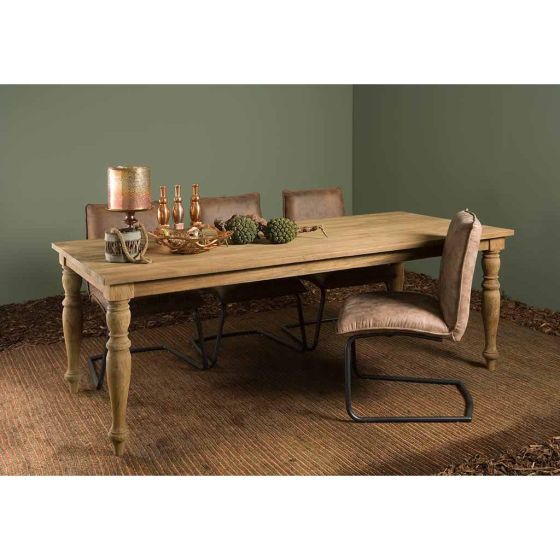 Bologna eettafel - 200 cm - bruin