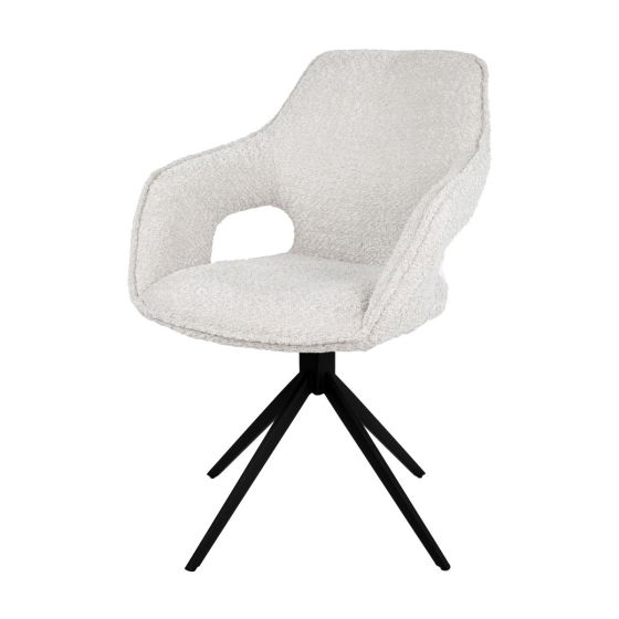 Zara eetkamerstoel bouclé