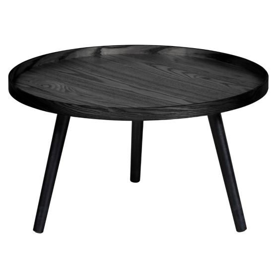 Bijzettafel Mesa Hout L Zwart 34xø60 van het woonmerk WOOOD