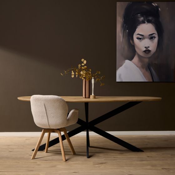Eettafel Cloud 240 cm eiken - naturel