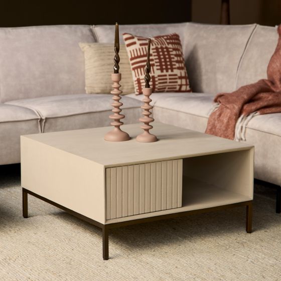Salontafel Madison 80 cm vierkant