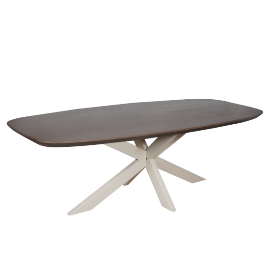 Eettafel Madison 200 cm Deens Ovaal walnoot