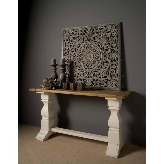 Amanda haltafel - 145 cm - wit