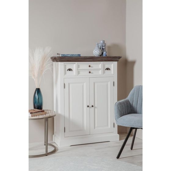 Fleur meidenkast - 100 cm - wit