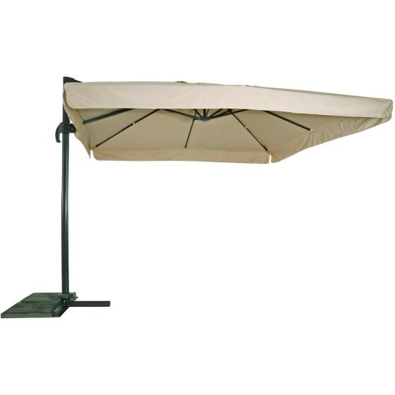 Virgo Zweefparasol met Volant 3x3 m