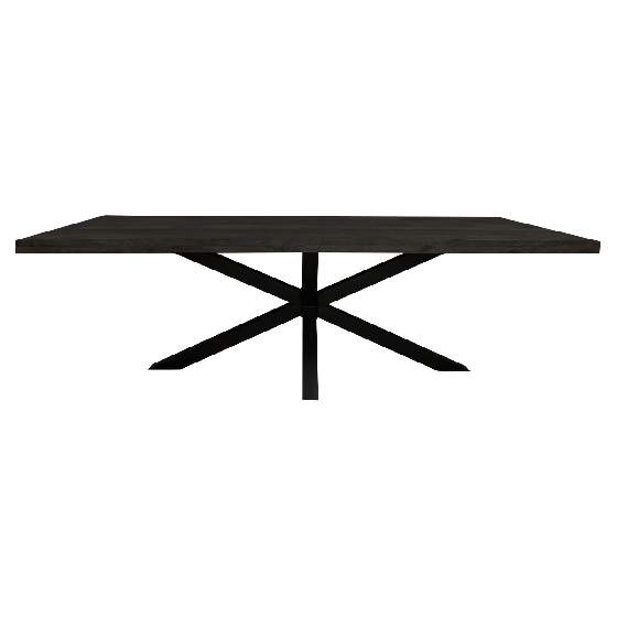Eettafel Denver 160 cm rechthoek - zwart
