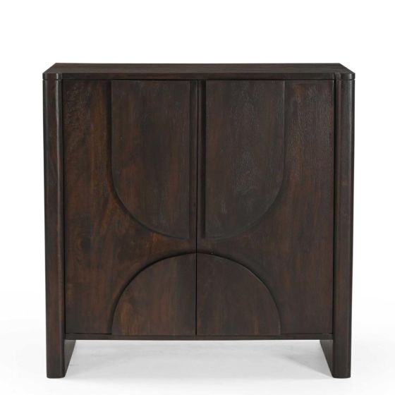 Wandkast Zana 80 cm - donkerbruin