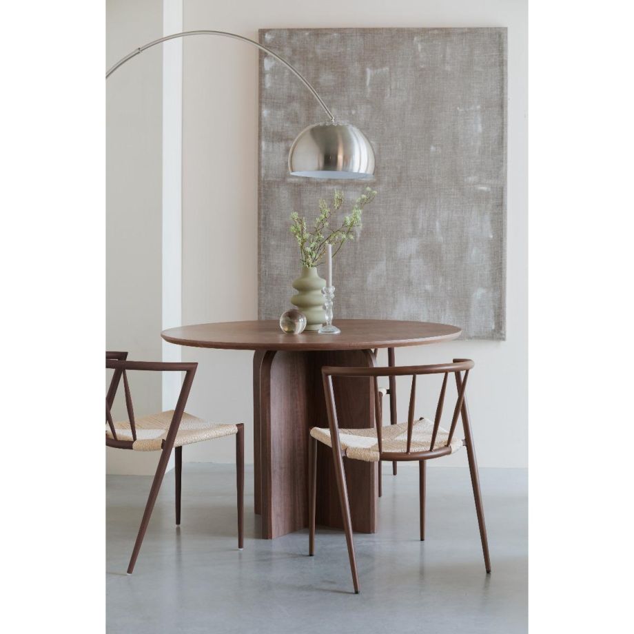 Puur Erick eetkamerstoel - walnoot