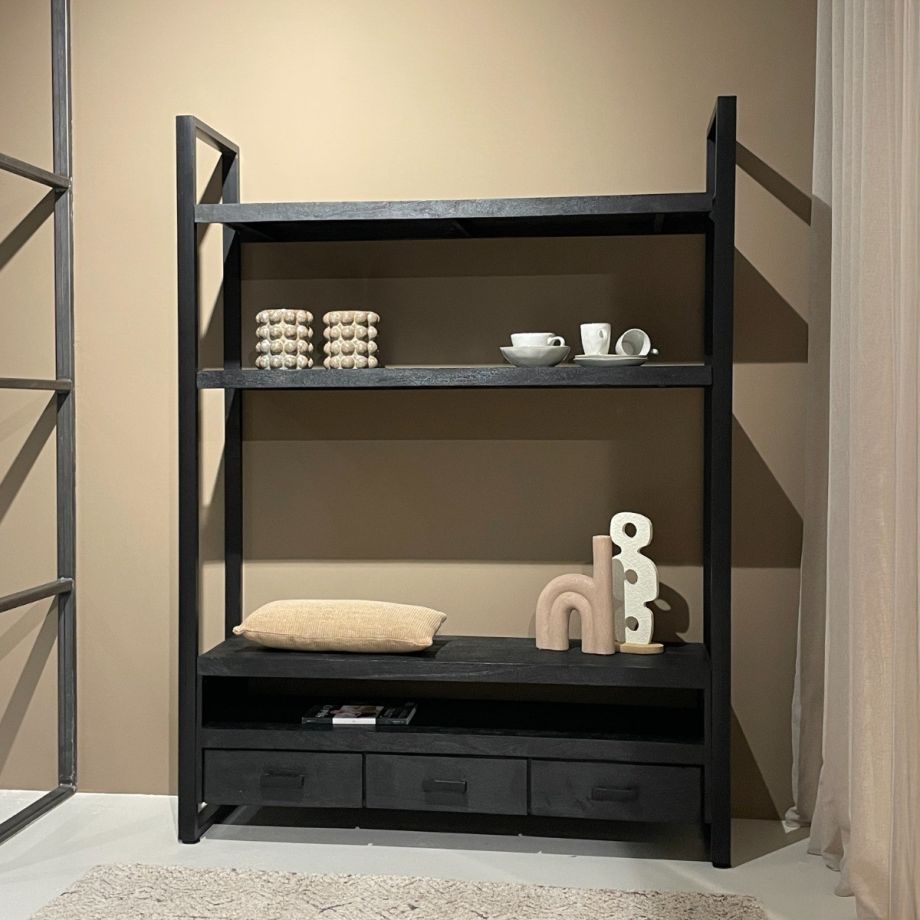 Norris tv-kast 150 cm - zwart