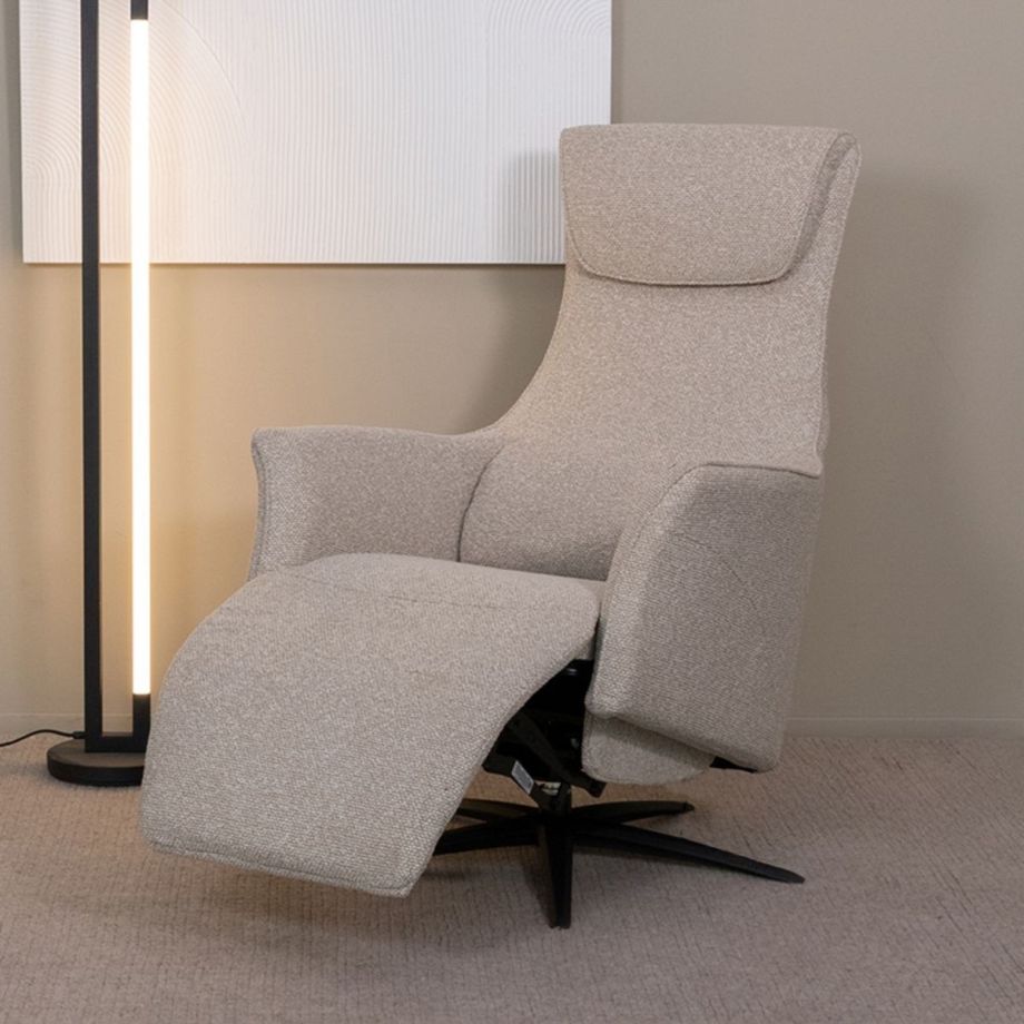 Lund elektrische fauteuil bouclé