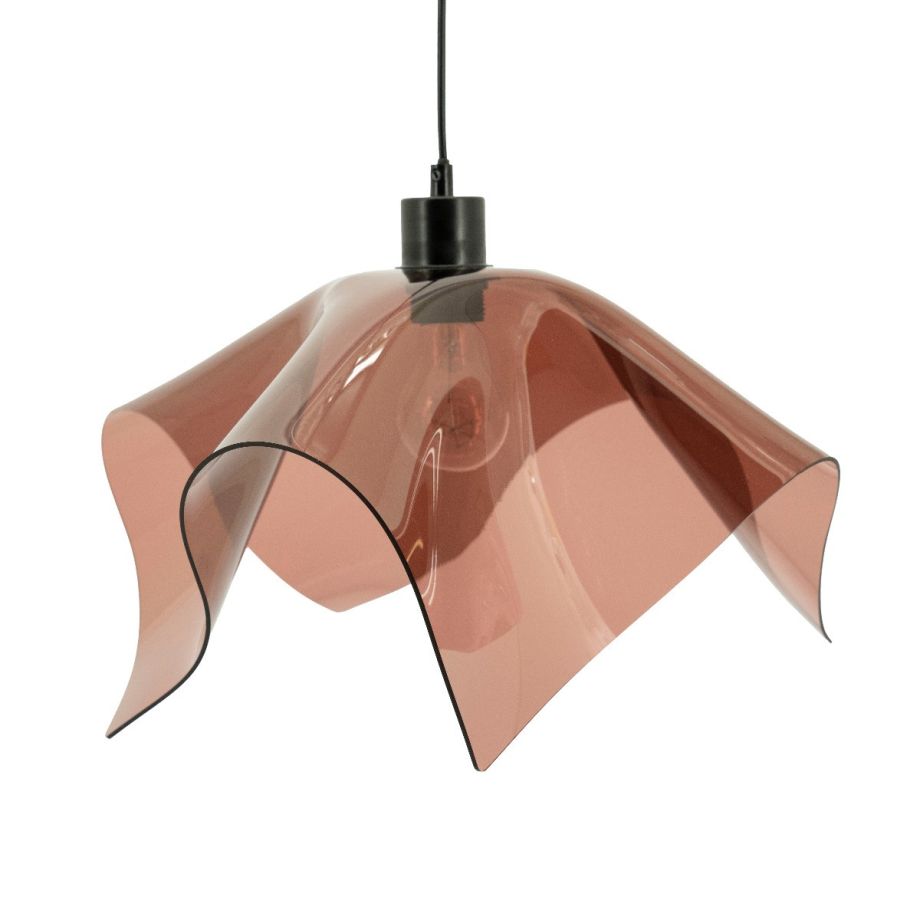 Nims hanglamp 1 - bruin glas