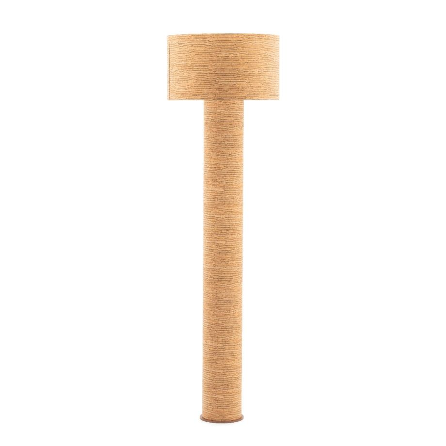 By-Boo Kura vloerlamp kruk - naturel