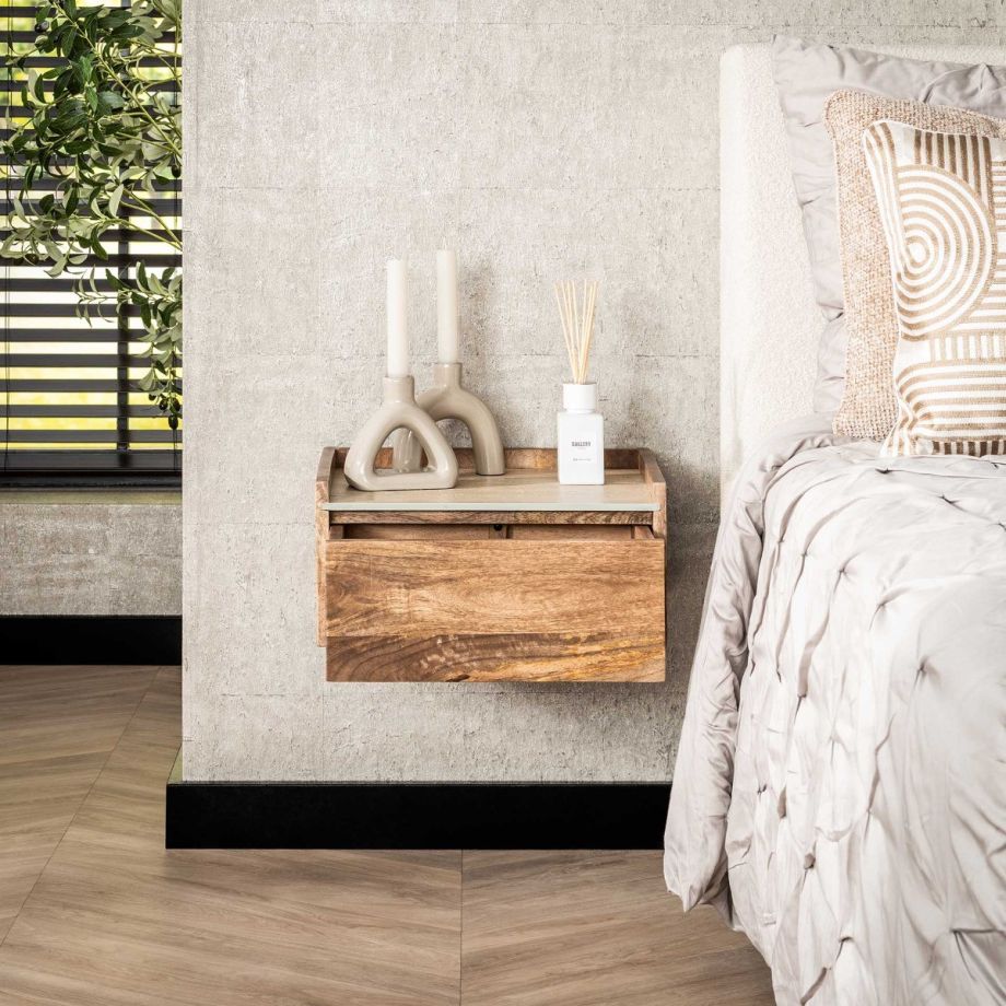 Haaris nachtkastje hangend - zand