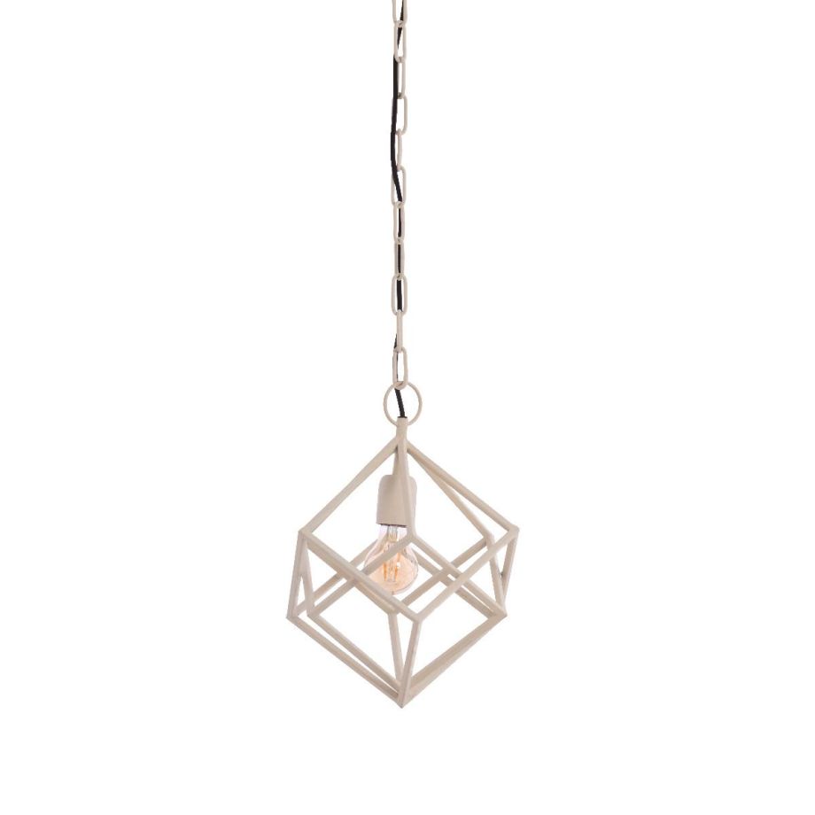 Drizella hanglamp ø26x36 cm - crème