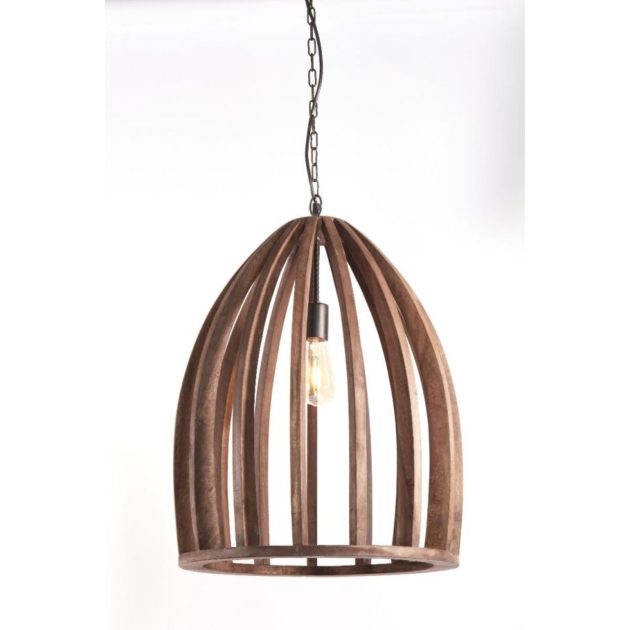Haranka hanglamp ø47x56 cm hout