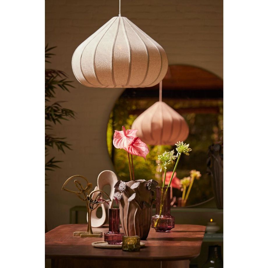 Light & Living Zubeda hanglamp ø60x42,5 cm linnen - naturel