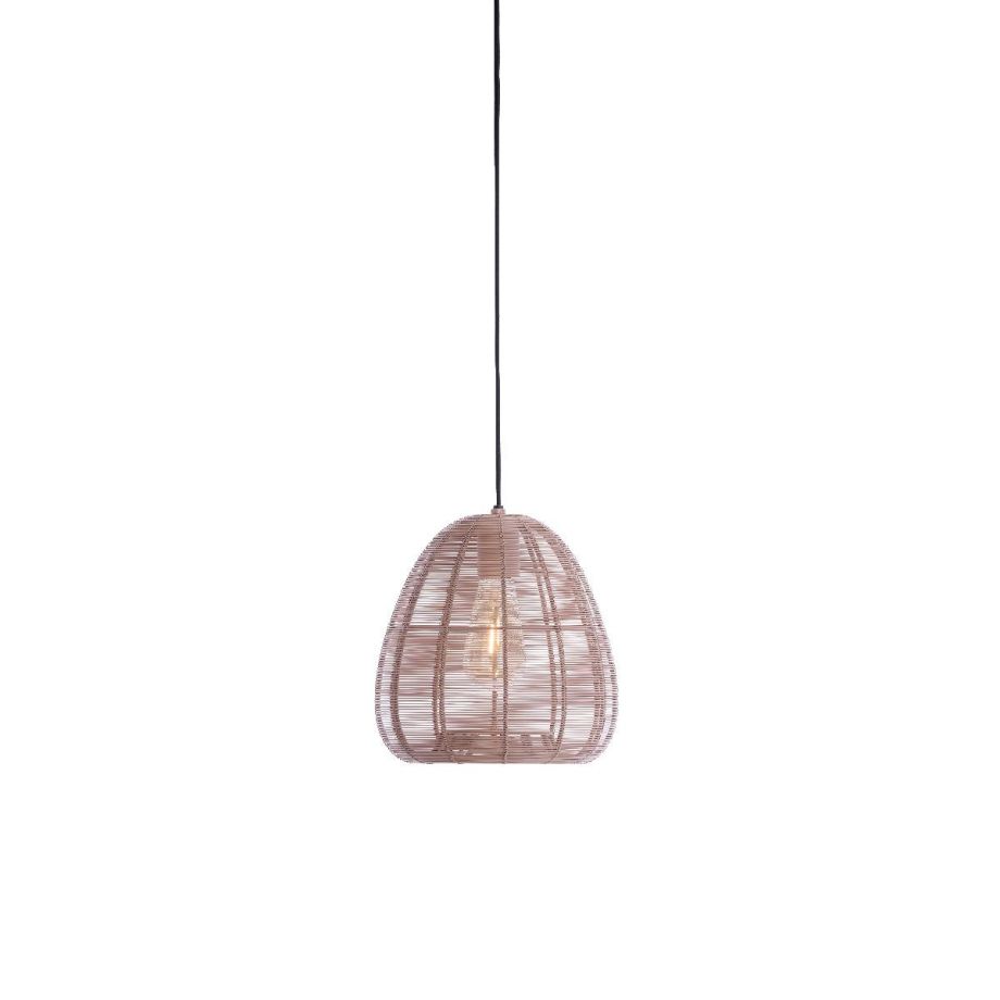 Oliveria hanglamp ø25x25 cm - licht roze