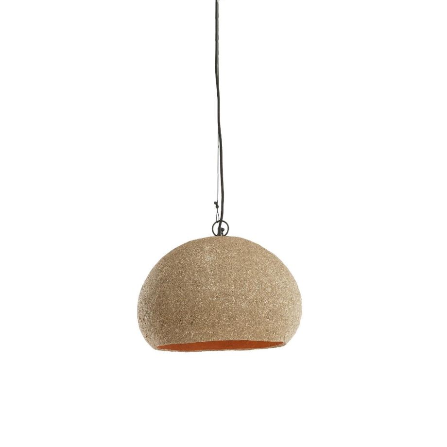 Celmira hanglamp ø40x28 cm - donkergrijs