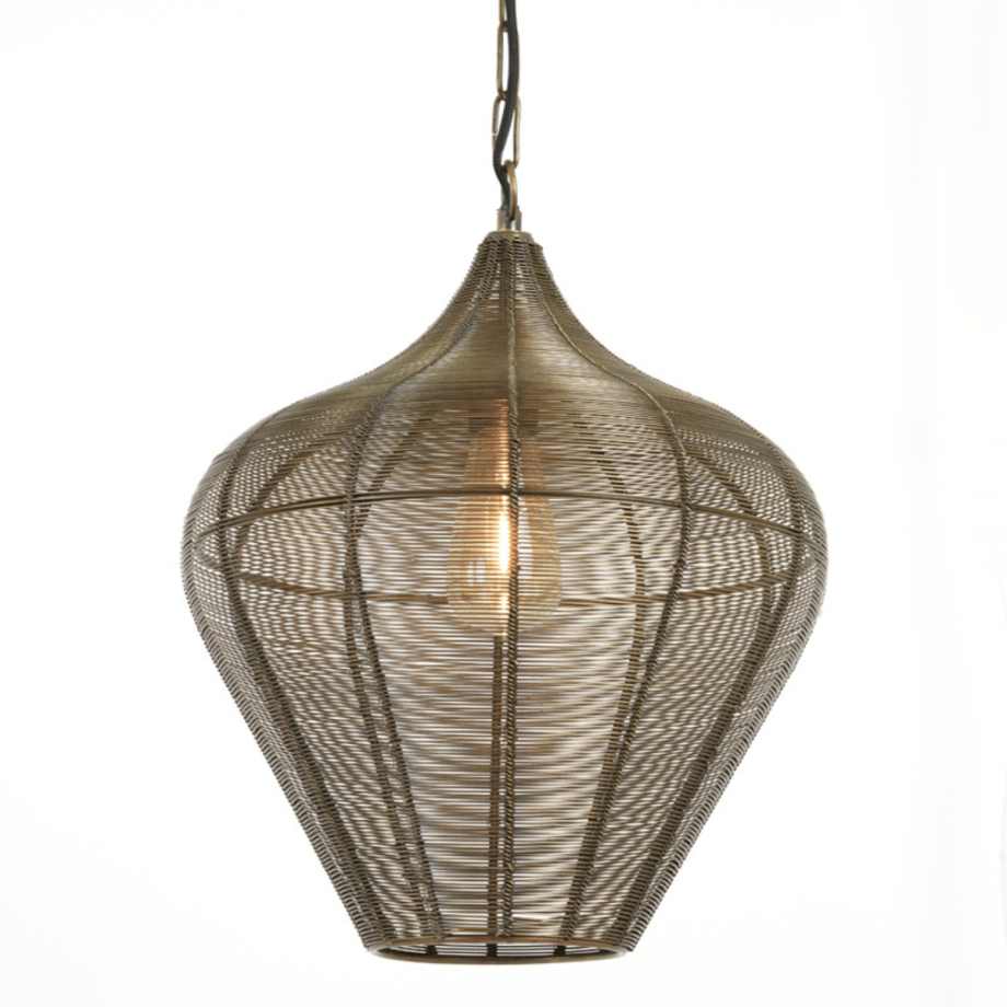Alvaro hanglamp Ø36 cm metaal antiek brons van het woonmerk Light & Living