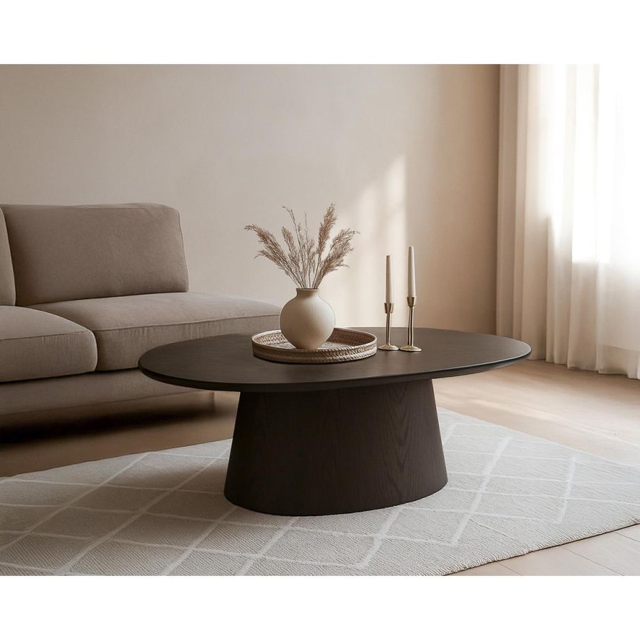 Novero salontafel ovaal 120 cm - espresso