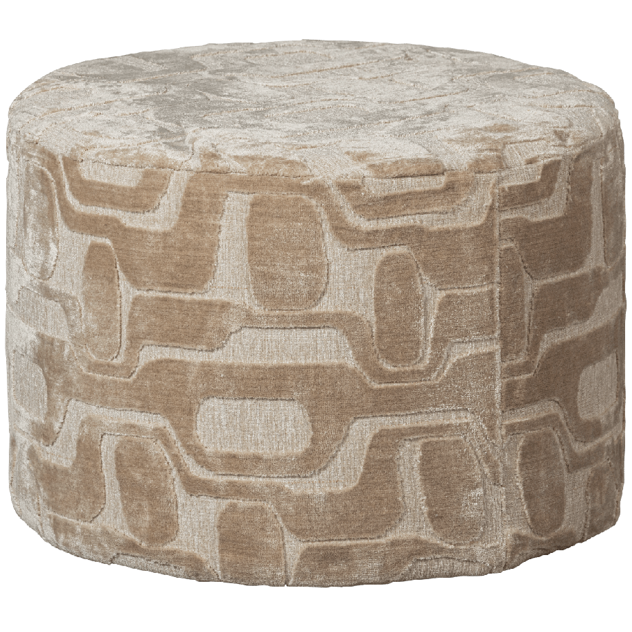 Yago poef viscose - naturel