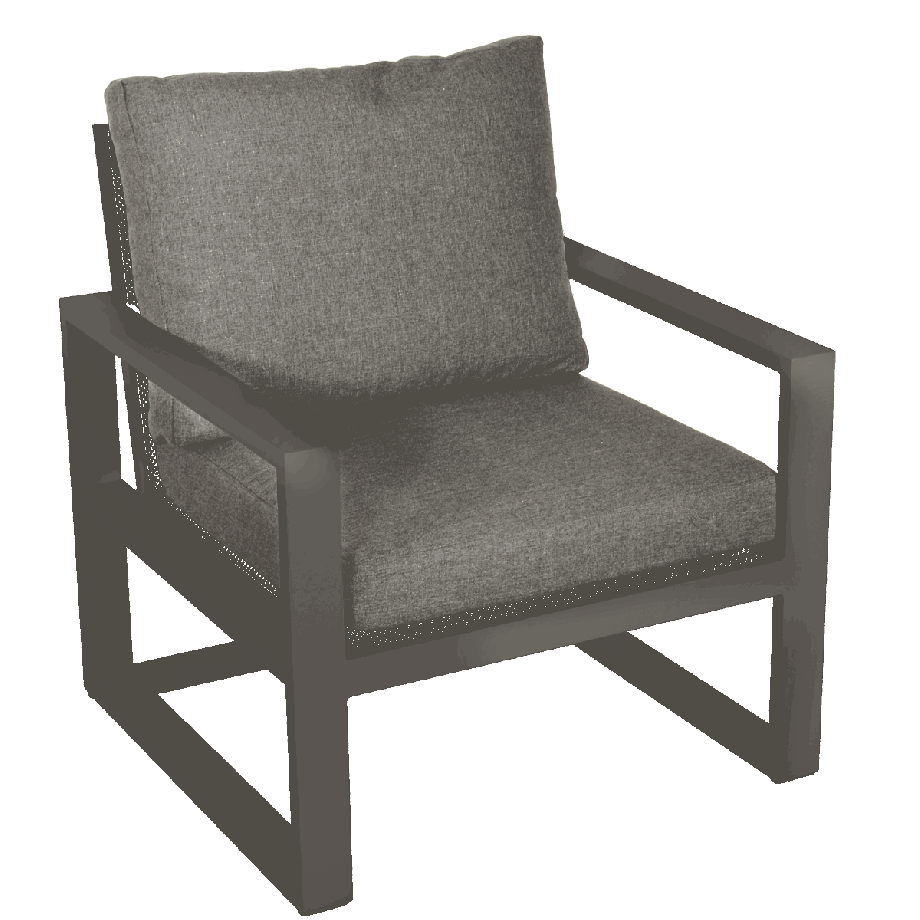 Loungestoel Pina Colada nuance - antraciet