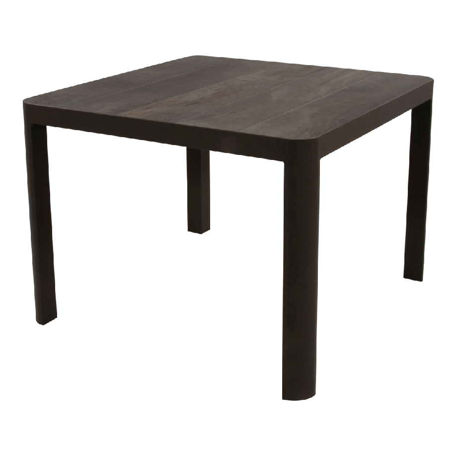 Tuintafel Castilla nuance 100x100 cm - antraciet