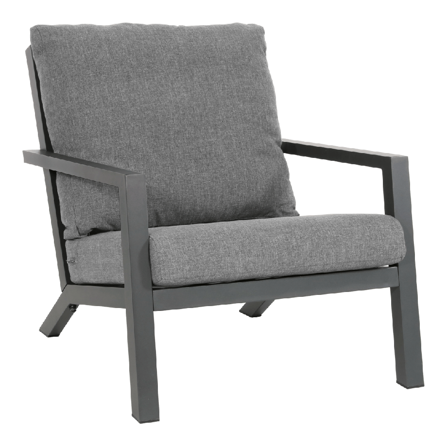 Loungestoel Down Town - grijs