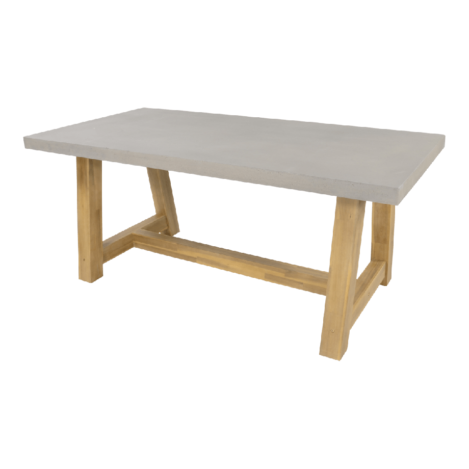 Tuintafel Judy 180x90 cm - lichtgrijs