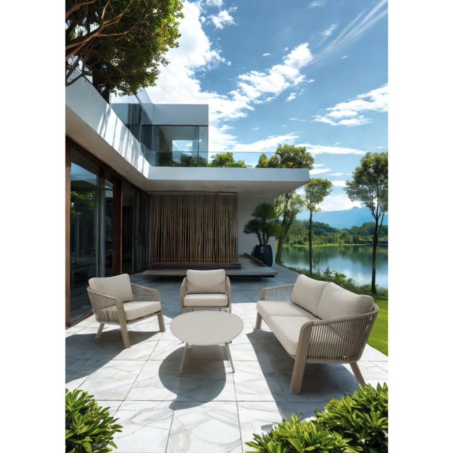 Tanoa loungeset - taupe